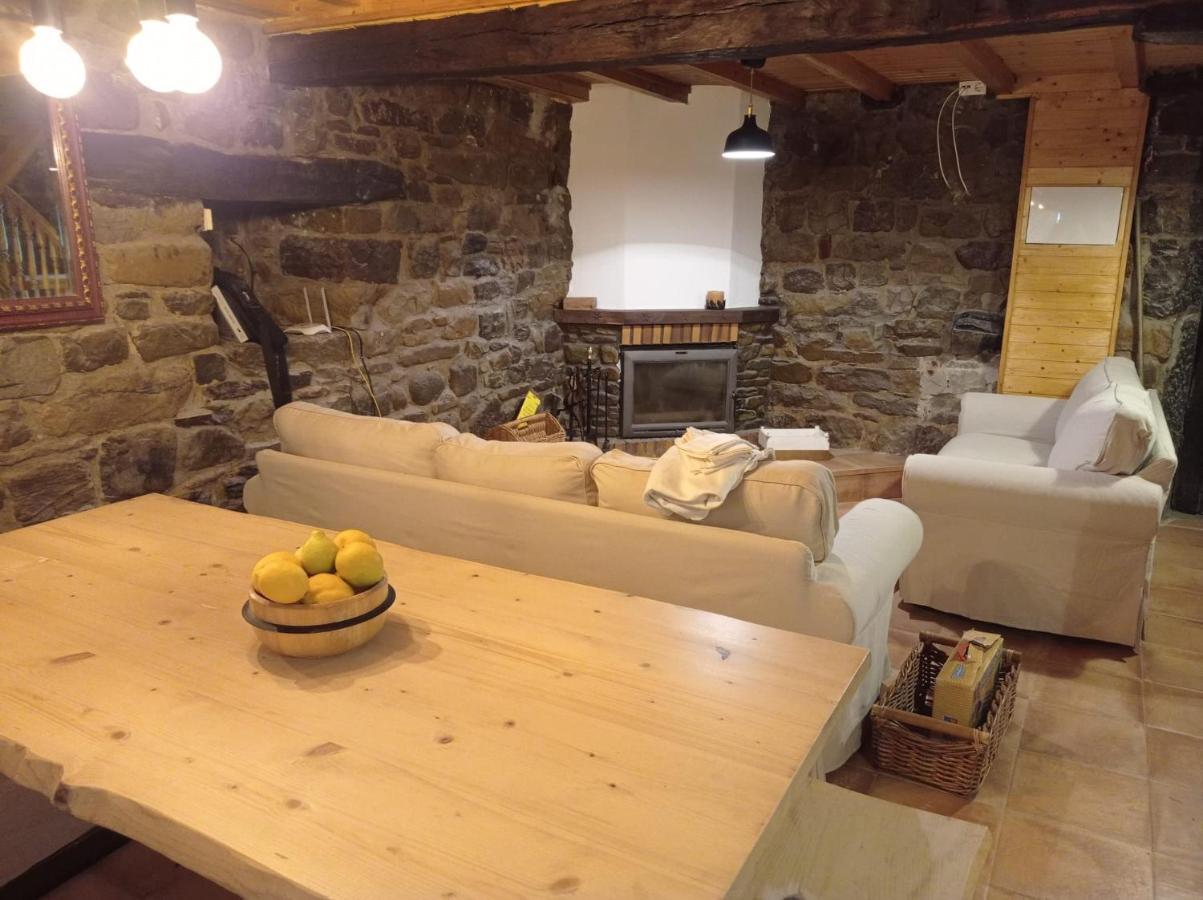 Amplia Y Comoda Casa De Piedra Con Porche Y Jardin San Roque de Ríomiera Exteriör bild